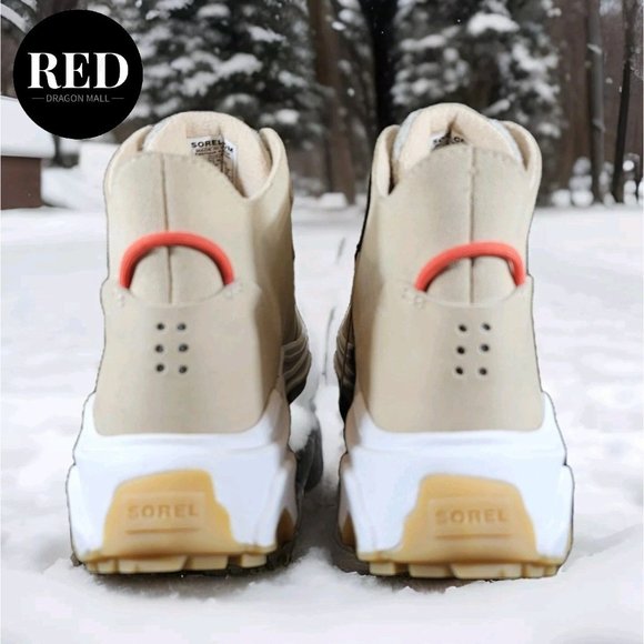 Sorel Kinetic Breakthru Caribou Waterproof Boots Nova Sand Stone - Women's Sz 11 - Picture 6 of 16